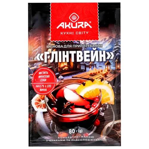 Концентрат напою Akura Глінтвейн 80г