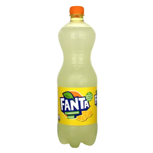 Напій безалкогольний сильногазований з лимонним соком Fanta п/пл 1л