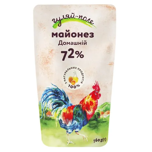 Майонез Гуляй-поле Поживний 72% 160г