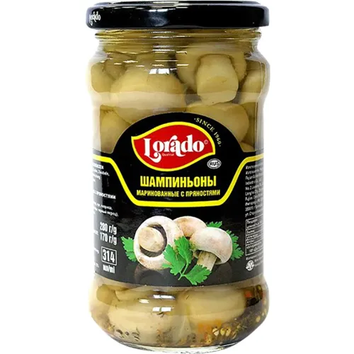 Гриби Lorado Шампіньони 280г