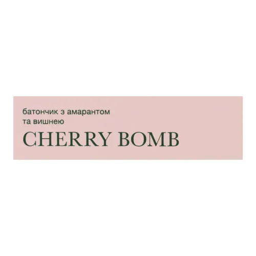 Батончик з амарантом та вишнею Cherry bomb Green Chef к/у 20г