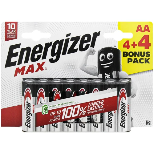 Батарейки Energizer Max AA 8шт