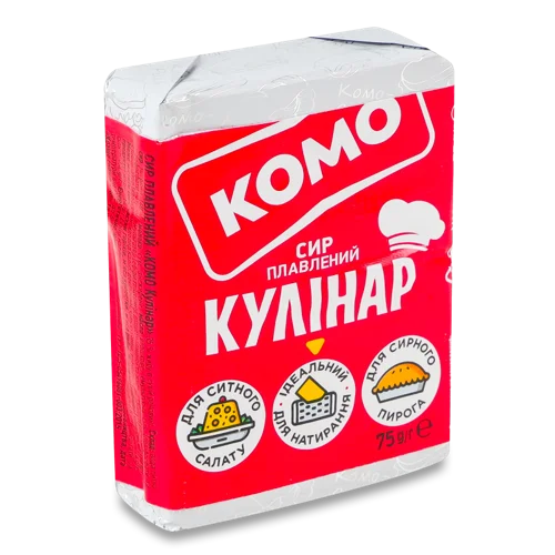 Сир Плавлений 35% Вищого Ґатунку Кулінар Комо, м/у 75г