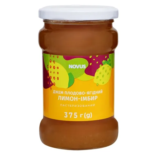 Джем Novus Лимон-Імбир 375г