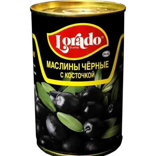 Маслини Lorado з кісточкою 300г