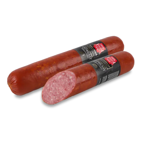 Ковбаса Сервелат Вищого Ґатунку Безлюдівський М'ясокомбінат, в/к, в/с, в/у, 450г