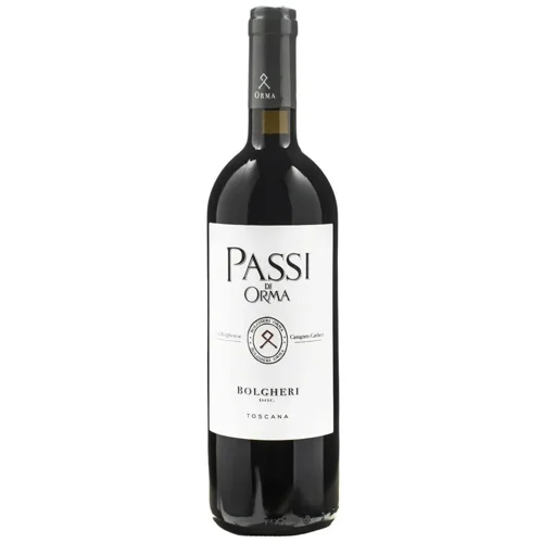 Вино Passi Di Orma Bolgheri червоне сухе 14% 0,75л