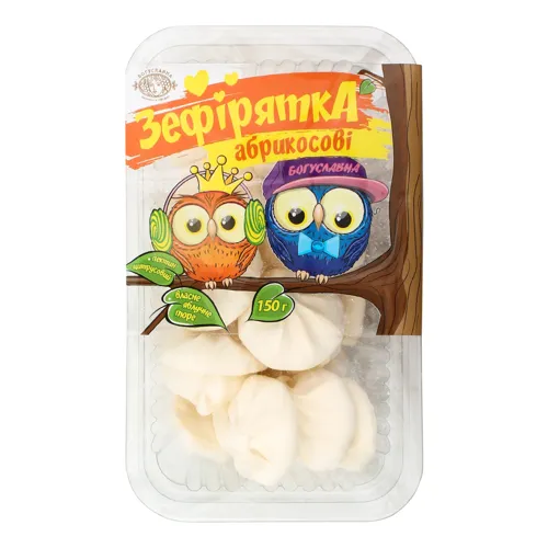 Зефір Зефірятка абрикосові Богуславна 150г