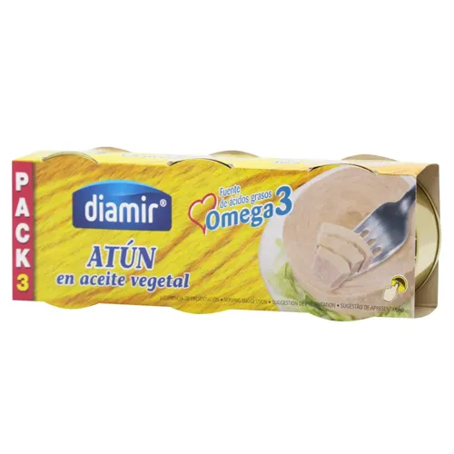 Тунець Diamir в соняшниковій олії 3*85г х32