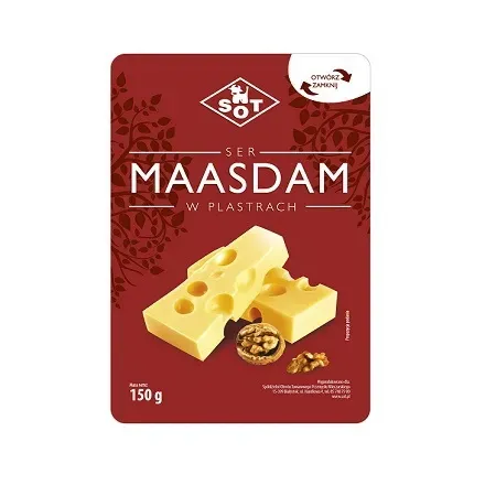 Сир напівтвердий «SOT Maaсдам» 45%, 150г