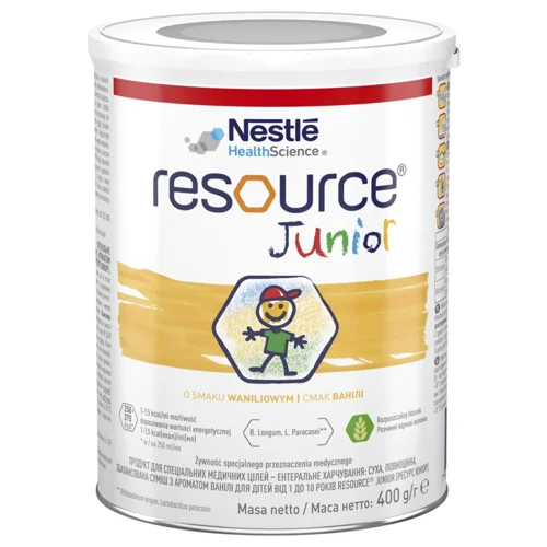 Суміш суха NESTLÉ® RESOURCE® Junior з ароматом ванілі для дітей з 12 місяців 400г