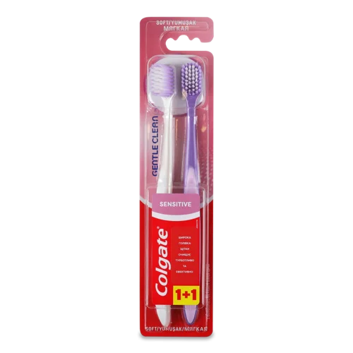 Зубна Щітка М'яка Sensitive Gentle Clean Colgate, 2 шт