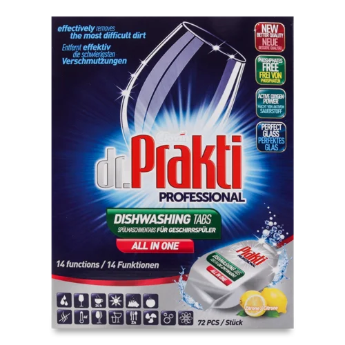 Таблетки Для Посудомийних Машин Citrone All In One Dr. Prakti, 72 шт