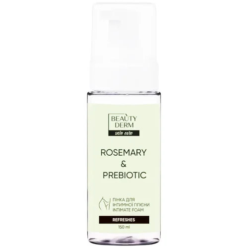 Пінка для інтимної гігієни Beauty Derm Rosemary & Prebiotic 150мл