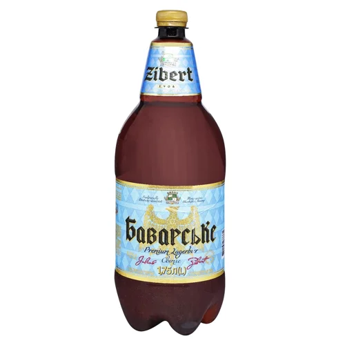 Пиво спеціальне 1.75л 5% світле пастеризоване Баварське Zibert