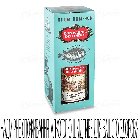 Ром Compagnie des Indes Blend Caraibes, 0,7л