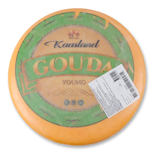 Сир Вищого Ґатунку 48% Молодий Gouda Kaasland, 1 кг