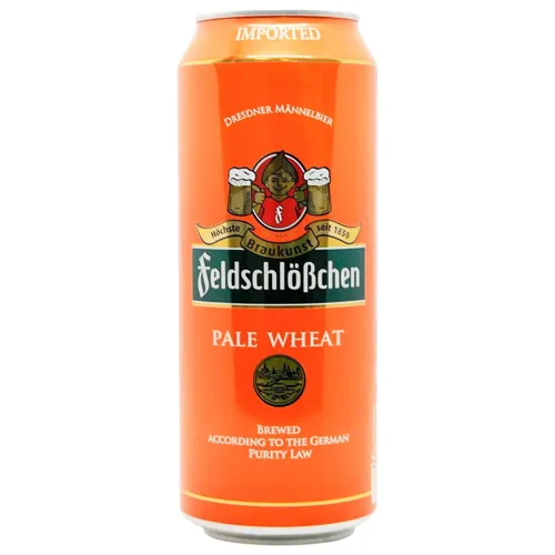 Пиво Feldschlosschen Wheat Beer світле пшеничне нефільтроване 0,5л 5%