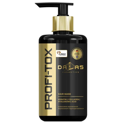 Маска Dalas Pro-Tox з кератином, колагеном та гіалуроновою кислотою 1л