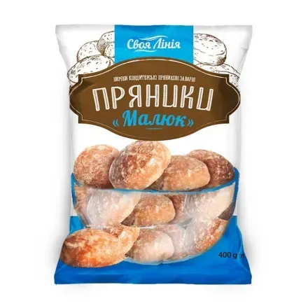 Пряники 400г Своя лінія Малюк м/уп
