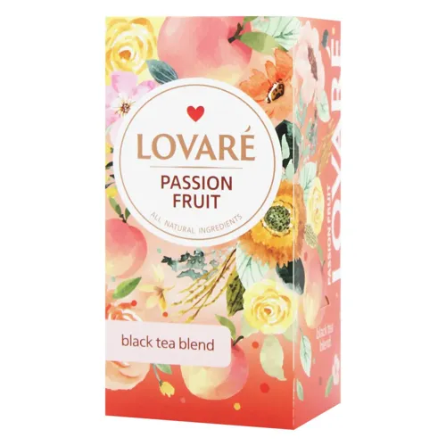 Чай чорний Lovare Passion fruit 24шт*2г