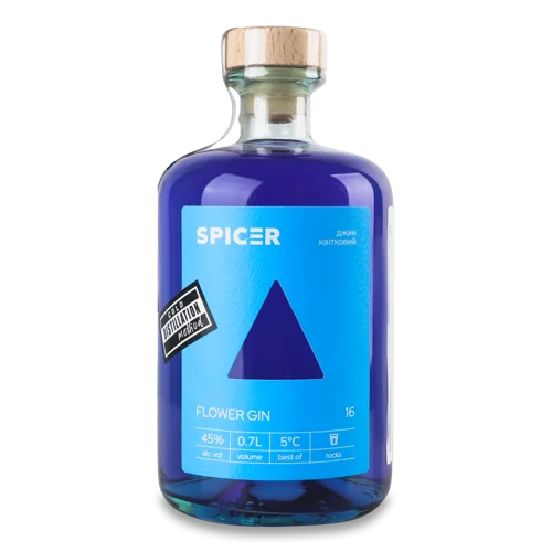 Джин Вищого Ґатунку Flower Spicer, 0.7л, 45%