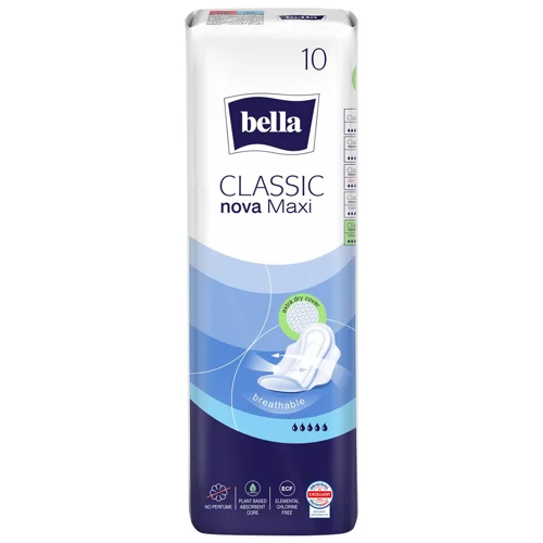 Прокладки гігієнічні Bella Classic Nova Maxi дихаючі 10шт