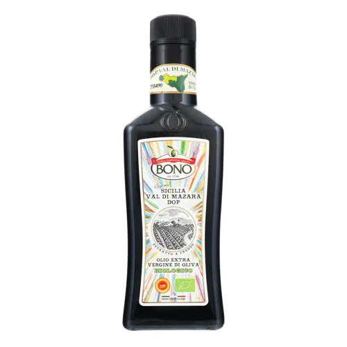 Олія оливкова нерафінована першого холодного віджиму Bono с/пл 250мл