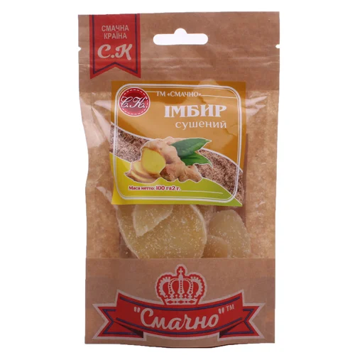 Імбир Смачно сушений,100г
