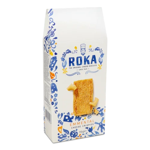 Печиво Листкове Roka З Сиром Емменталь, 200г