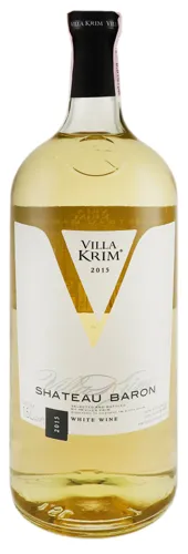 Вино 1.5л 9-13% біле напівсолодке Shateau Baron Villa Krim пл