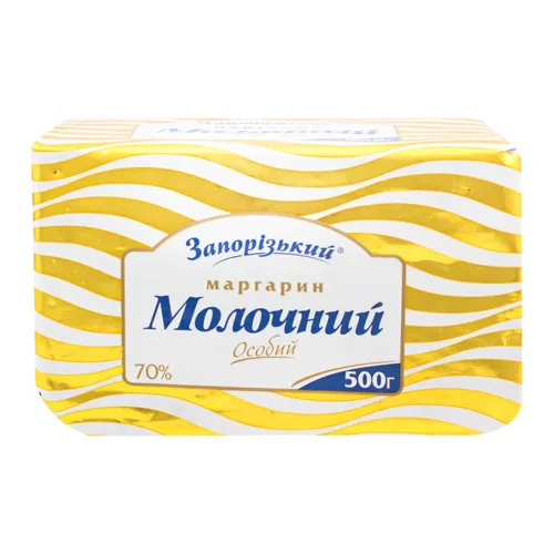 Маргарин 70% Особливий Молочний Запорізький м/у 500г