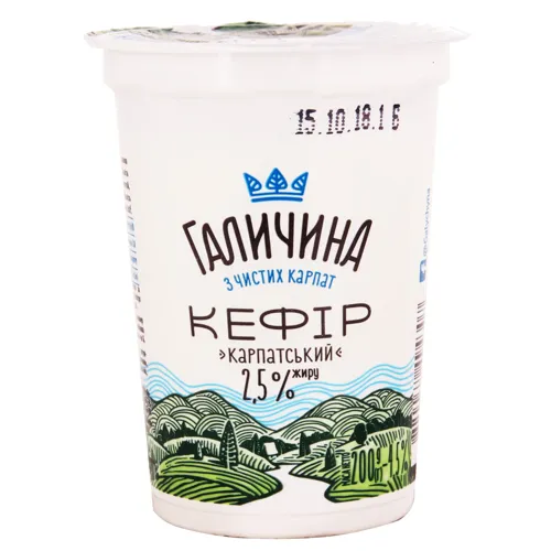 Кефір ст. 2,5% 200г Галичина
