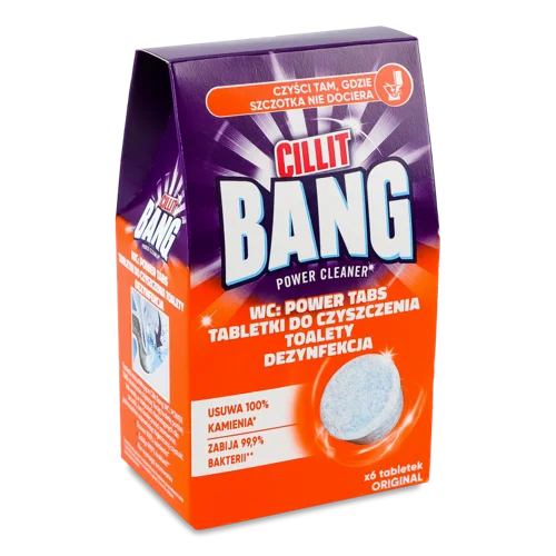 Таблетки Для Чищення Унітаза Cillit Bang 6х22.5г, Вищого Ґатунку