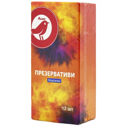 Презервативи Auchan класичні 12шт