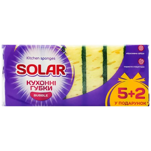 Губки кухонні Solar Bubble 7шт