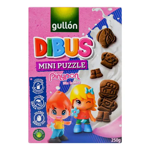 Печиво Gullon Dibus Mini Puzzle 250г