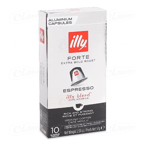 Кава мелена Illy Forte Espresso в капсулах 10 шт., 57г