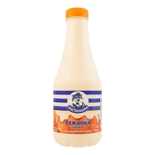 Ряжанка 2.8% пряжена Курага Простоквашино п/пл 750г