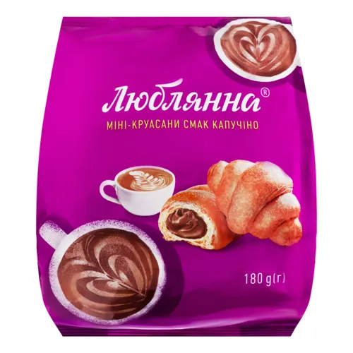 Міні-круасани Смак капучіно Люблянна м/у 180г