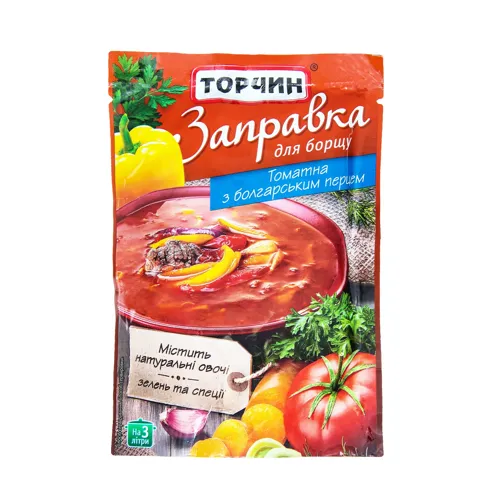 Заправка для борщу томатна з болгарським перцем Торчин д/п 240г