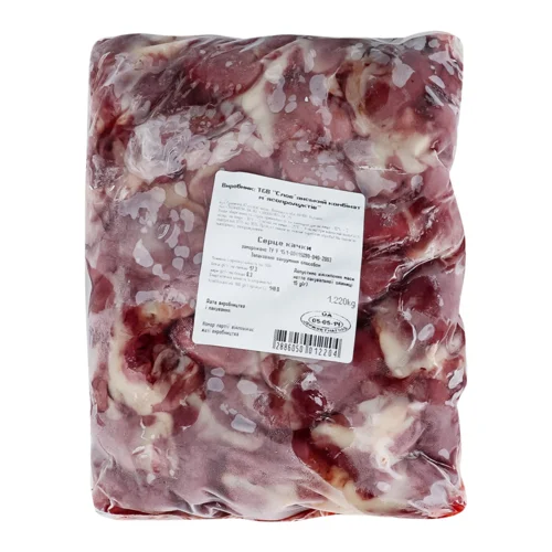 Серце Качки Заморожене, ТОВ Слов'янський Комбінат М'ясопродуктів, кг