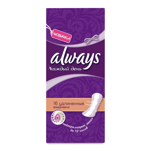 Прокладки Щоденні Large Always, Вищий ґатунок, 16 шт