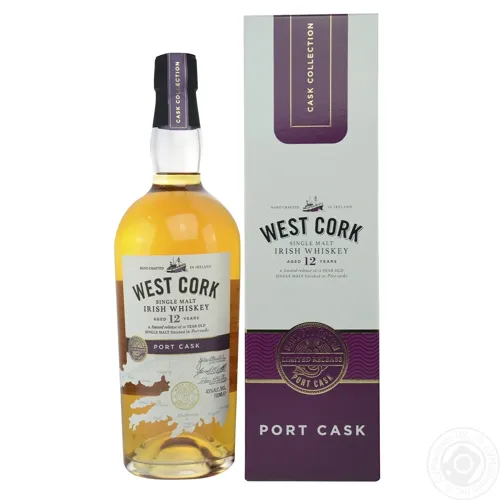 Віскі West Cork Port Cask 12 років 43% 0,7л