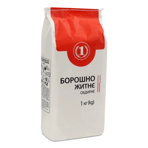 Борошно Житнє Обдирне ТМ '1' в/ґ, 1.0кг