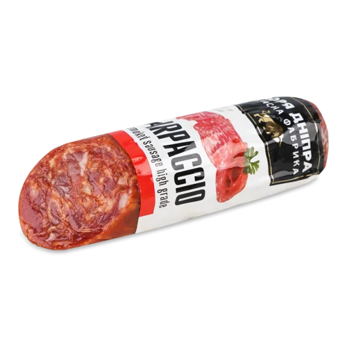 Ковбаса Carpaccio Зоря Дніпра Сирокопчена, кг