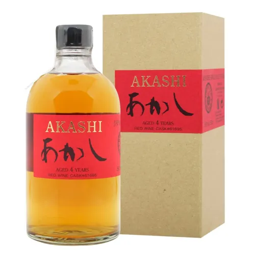 Віскі Akashi Red Wine Cask 4 роки 50% 0,5л