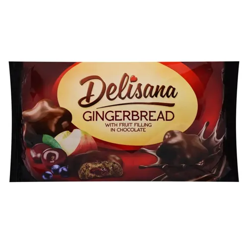 Печиво Delisana імбирне з фруктовою начинкою 200г