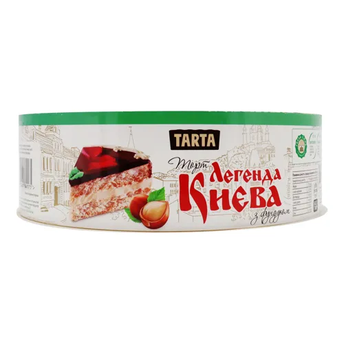 Торт повітряно-горіховий з фундуком Легенда Києва Tarta 900г