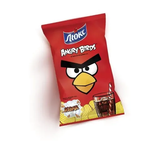 Чіпси Люкс Angry Birds з колою, 40г